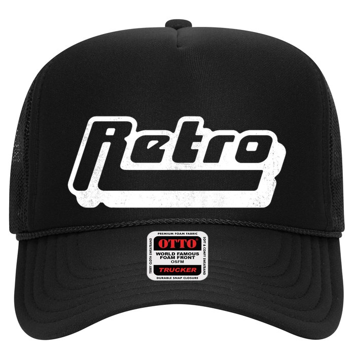 Retro Classic Style Logo Trucker Hat
