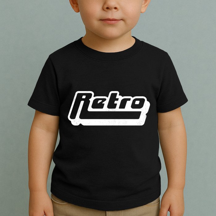 Retro Classic Style Logo Toddler T-Shirt