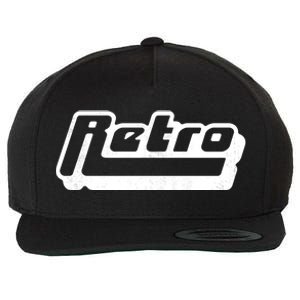 Retro Classic Style Logo Wool Snapback Cap