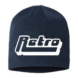 Retro Classic Style Logo Sustainable Beanie