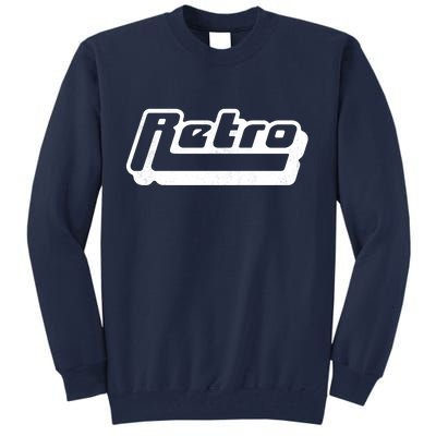 Retro Classic Style Logo Tall Sweatshirt