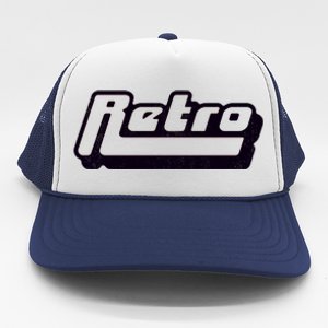 Retro Classic Style Logo Trucker Hat