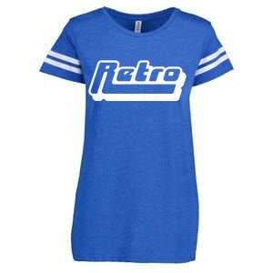 Retro Classic Style Logo Enza Ladies Jersey Football T-Shirt