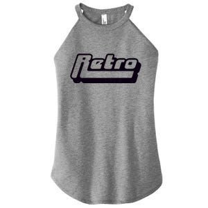 Retro Classic Style Logo Women's Perfect Tri Rocker Tank