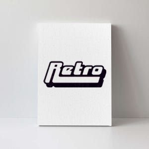 Retro Classic Style Logo Canvas