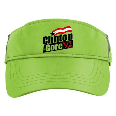 Retro Clinton Gore 1992 Election Adult Drive Performance Visor