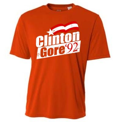 Retro Clinton Gore 1992 Election Cooling Performance Crew T-Shirt