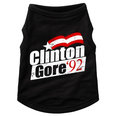 Retro Clinton Gore 1992 Election Doggie Tank