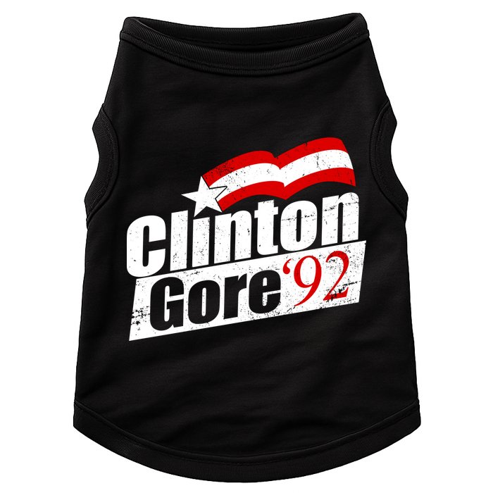 Retro Clinton Gore 1992 Election Doggie Tank