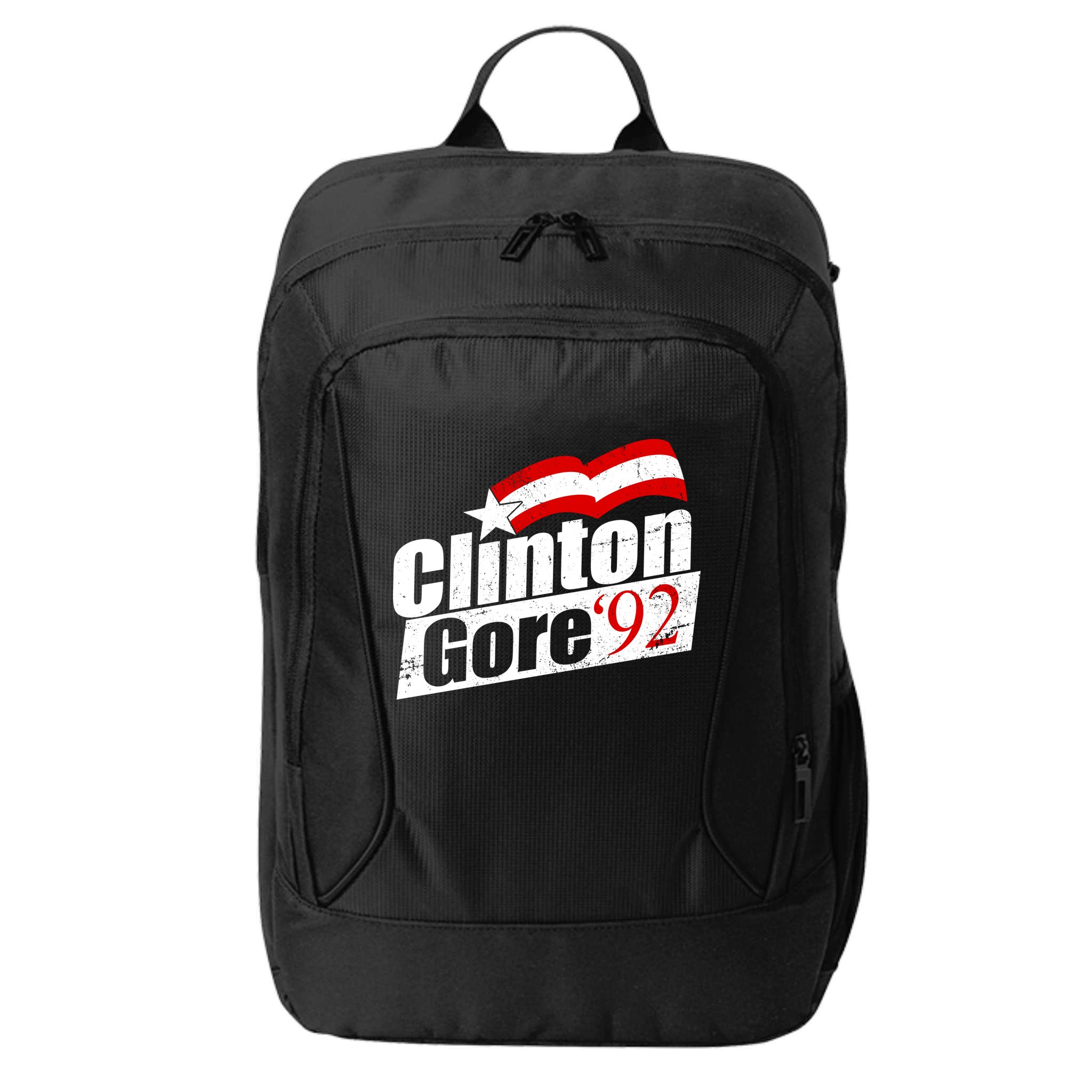Retro Clinton Gore 1992 Election City Backpack