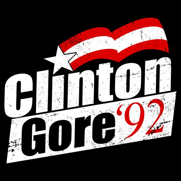 Retro Clinton Gore 1992 Election Impact Tech Backpack