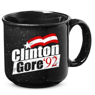Retro Clinton Gore 1992 Election 15oz Campfire Ceramic Mug