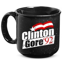 Retro Clinton Gore 1992 Election 15oz Campfire Ceramic Mug
