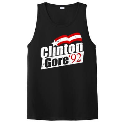 Retro Clinton Gore 1992 Election PosiCharge Competitor Tank