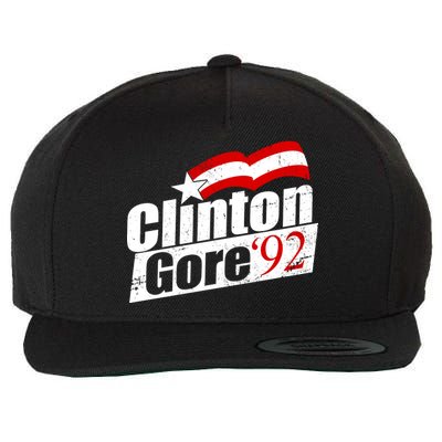 Retro Clinton Gore 1992 Election Wool Snapback Cap