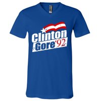 Retro Clinton Gore 1992 Election V-Neck T-Shirt