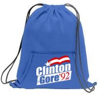 Retro Clinton Gore 1992 Election Sweatshirt Cinch Pack Bag