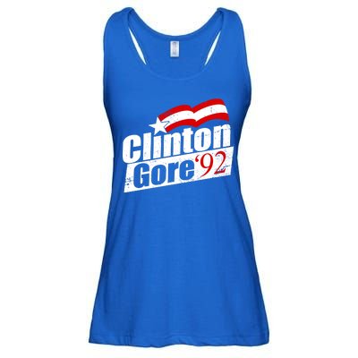 Retro Clinton Gore 1992 Election Ladies Essential Flowy Tank