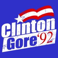 Retro Clinton Gore 1992 Election Polo