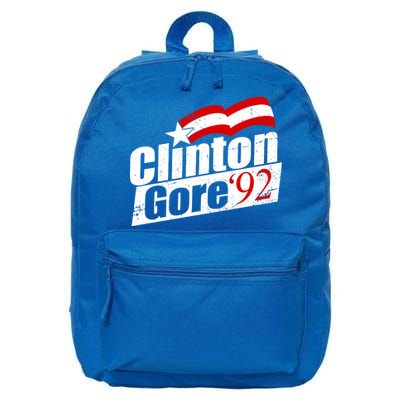 Retro Clinton Gore 1992 Election 16 in Basic Backpack