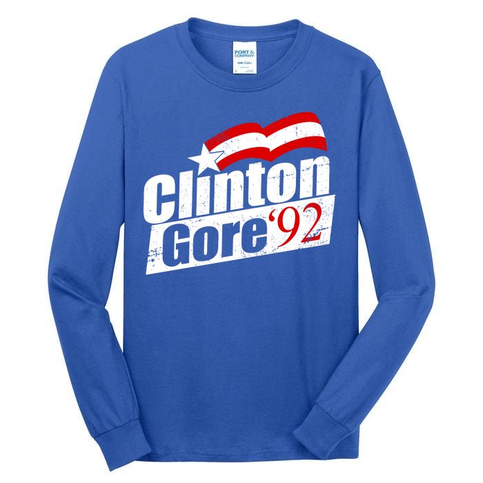 Retro Clinton Gore 1992 Election Tall Long Sleeve T-Shirt