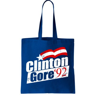 Retro Clinton Gore 1992 Election Tote Bag