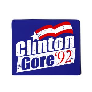 Retro Clinton Gore 1992 Election Mousepad