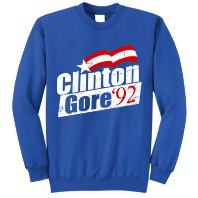 Retro Clinton Gore 1992 Election Tall Sweatshirt