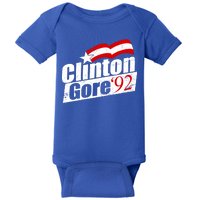 Retro Clinton Gore 1992 Election Baby Bodysuit