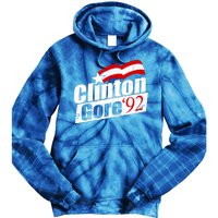 Retro Clinton Gore 1992 Election Tie Dye Hoodie