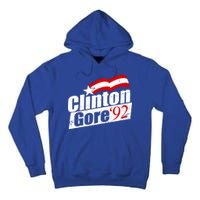 Retro Clinton Gore 1992 Election Tall Hoodie