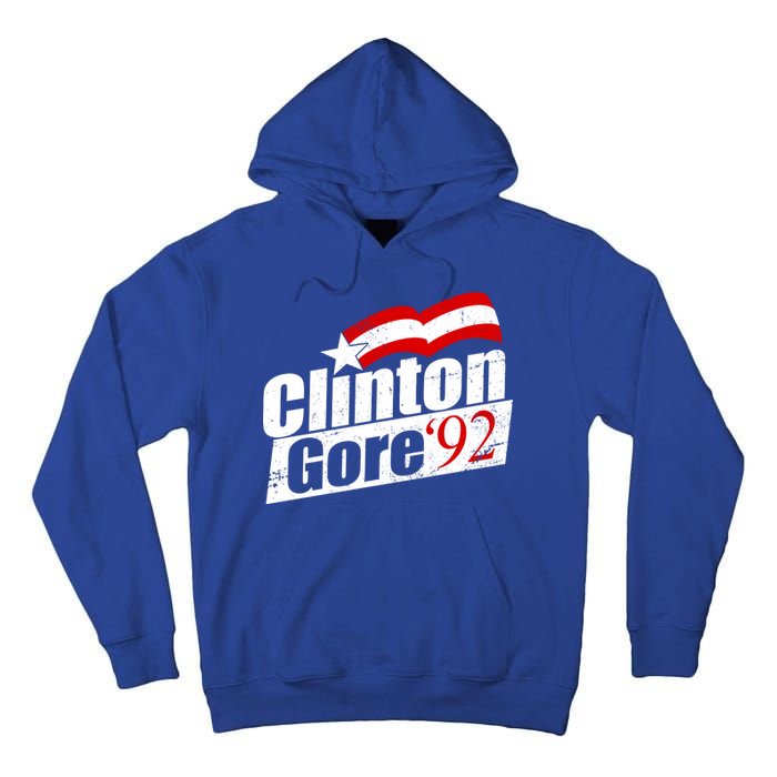 Retro Clinton Gore 1992 Election Tall Hoodie