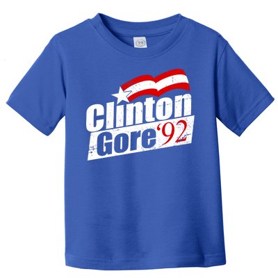 Retro Clinton Gore 1992 Election Toddler T-Shirt