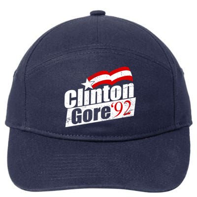 Retro Clinton Gore 1992 Election 7-Panel Snapback Hat