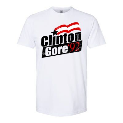 Retro Clinton Gore 1992 Election Softstyle CVC T-Shirt