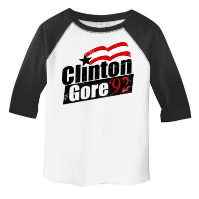 Retro Clinton Gore 1992 Election Toddler Fine Jersey T-Shirt