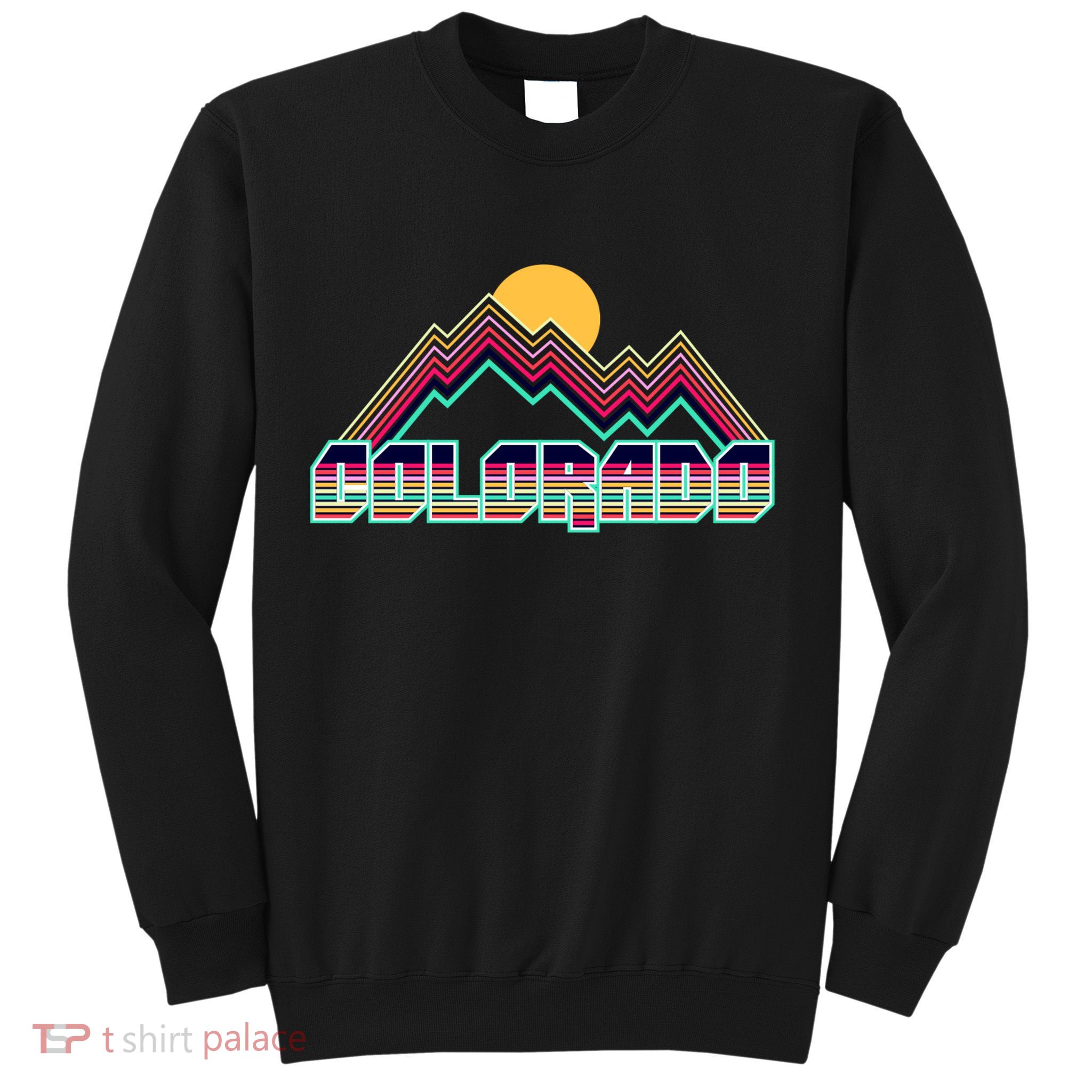 Retro Colorado Mountain Logo Sweatshirt