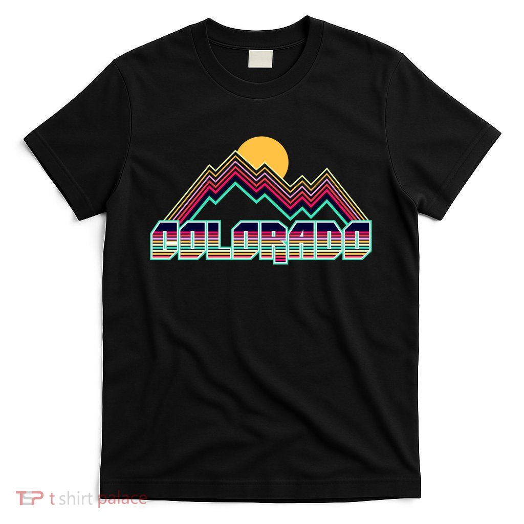Retro Colorado Mountain Logo T-Shirt