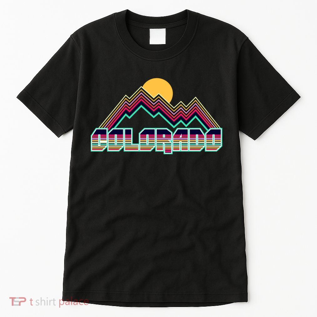 Retro Colorado Mountain Logo Tall T-Shirt