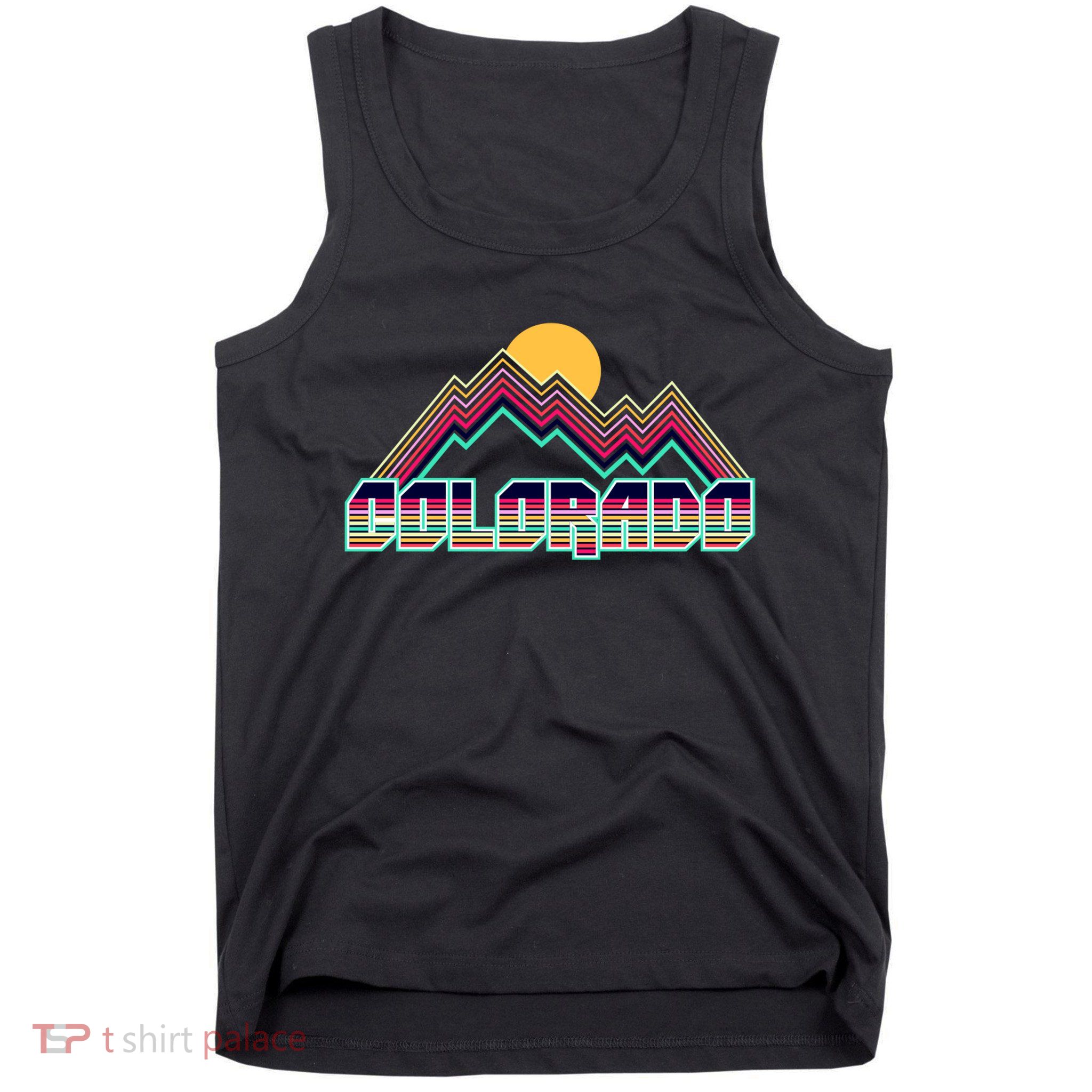 Retro Colorado Mountain Logo Tank Top