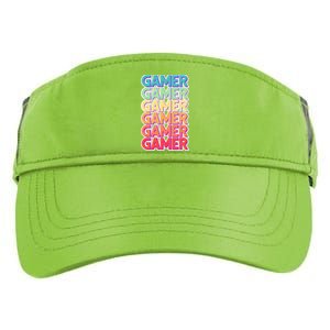 Retro Colorful Gamer Adult Drive Performance Visor