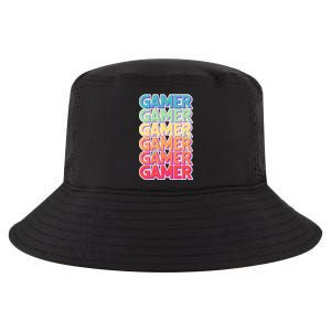 Retro Colorful Gamer Cool Comfort Performance Bucket Hat