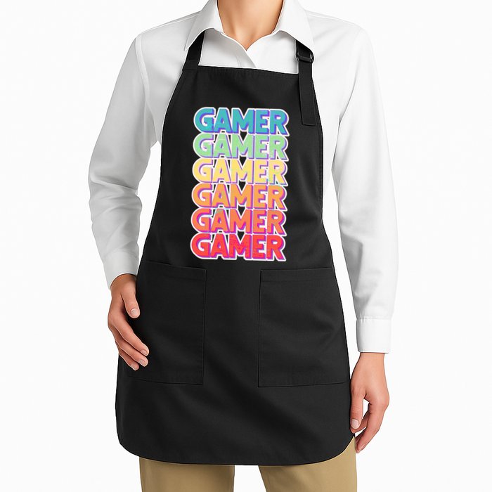 Retro Colorful Gamer Apron