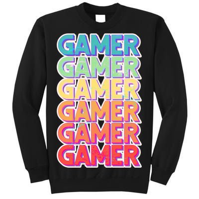 Retro Colorful Gamer Sweatshirt