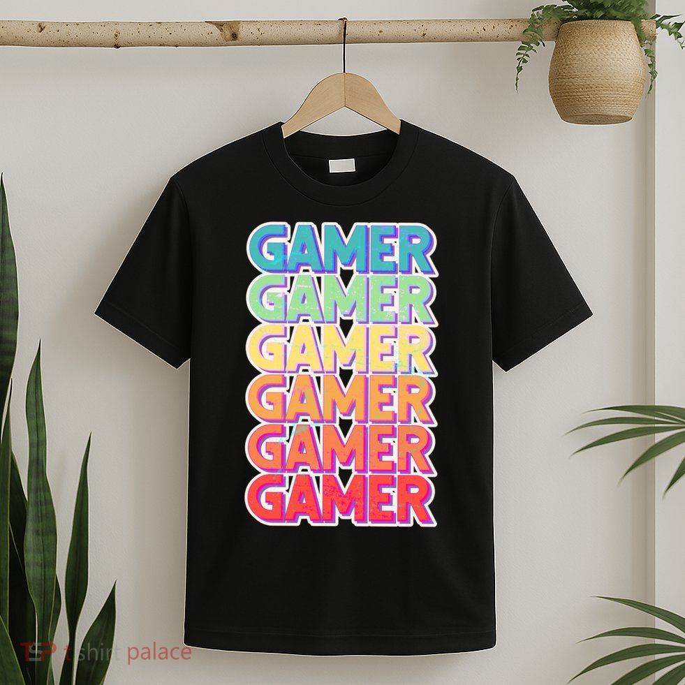 Retro Colorful Gamer T-Shirt