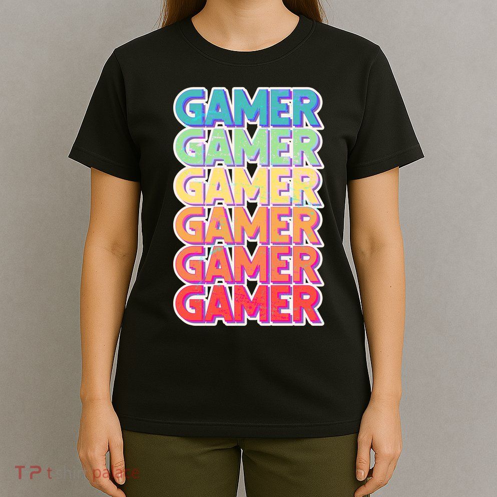 Retro Colorful Gamer T-Shirt