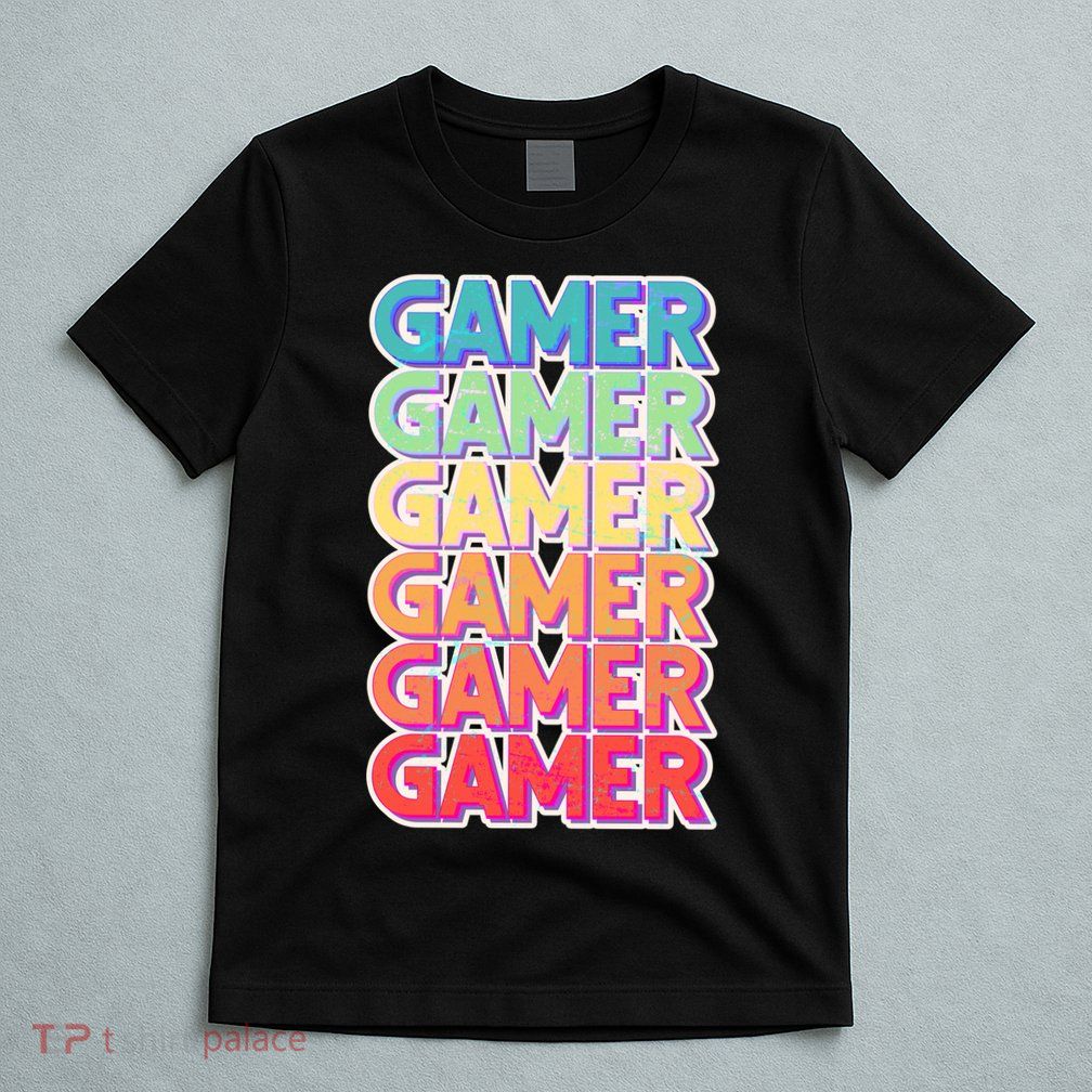 Retro Colorful Gamer T-Shirt