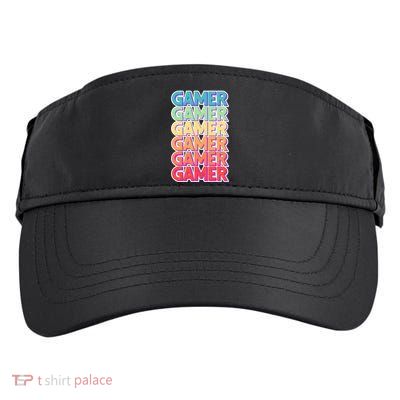 Retro Colorful Gamer Adult Drive Performance Visor