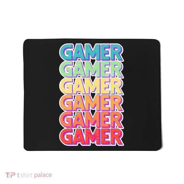 Retro Colorful Gamer Mousepad
