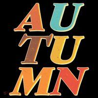 Retro Colors Autumn Letters  Backpack